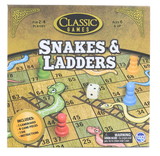 The Canadian Group TCG-91020_SAL-C Classic Games Wood Snakes & Ladders Set