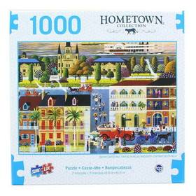 The Canadian Group TGC-44742RAM-C Hometown Collection 1000 Piece Jigsaw Puzzle, Rampart Street Parade
