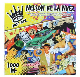 The Canadian Group TGC-44756OLD-C Nelson De La Nuez King Of Pop Art 1000 Piece Jigsaw Puzzle, Old Havana