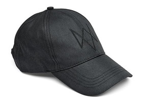 ThinkGeek THG-479-C Watch Dogs Embroidered Fox Logo Black Baseball Cap Hat