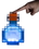 ThinkGeek Minecraft 7" Light-Up Color Changing Potion Bottle
