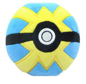 Tomy TMY-T18852-D6-QK-C Pokemon 5 Inch Plush Poke Ball, Quick Ball