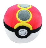 Tomy Pokemon Poke Ball 5 Inch Plush - Repeat Ball