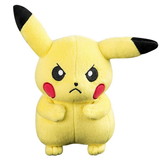 Tomy Pokemon Basic 8-Inch Plush - Angry Pikachu