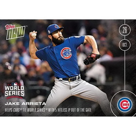 Topps TPS-02355-C Chicago Cubs Jake Arrieta #632 Topps NOW 5 Hitless IP Out Of The Gate
