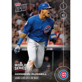 Topps TPS-02375-C MLB Chicago Cubs Addison Russell #651 2016 Topps NOW Trading Card