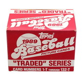 Topps MLB 1989 Topps Baseball Traded Series - Set of 132 Cards