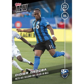 MLS Montreal Impact Didier Drogba #8 Topps NOW Trading Card