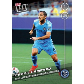 MLS NYCFC Frank Lampard #25 Topps NOW Trading Card