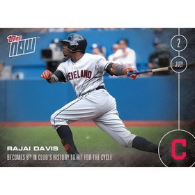 Topps MLB Cleveland Indians Rajai Davis #202 2016 Topps NOW Trading Card
