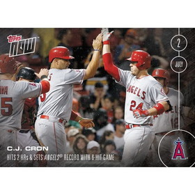 Topps MLB LA Angels C.J. Cron #204 2016 Topps NOW Trading Card