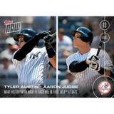 NY Yankees, Tyler Austin/ Aaron Judge MLB Topps NOW Card 351