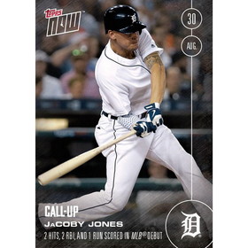 MLB Detroit Tigers Jacoby Jones (Call-Up) #411 Topps NOW Trading Card