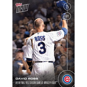 MLB Chicago Cubs David Ross #504 Topps NOW Trading Card