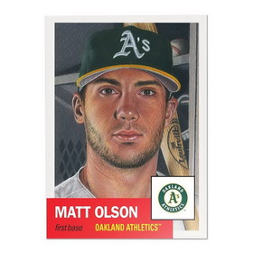 Topps Oakland Athletics #21 Matt Olson MLB Topps Living Set Card