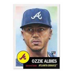 Topps Atlanta Braves #32 Ozzie Albies MLB Topps Living Set Card