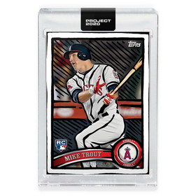 Topps TPS-20TP20-0207-C Topps PROJECT 2020 Card 207 - 2011 Mike Trout by Joshua Vides