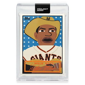Topps TPS-20TP20-0244-C Topps PROJECT 2020 Card 244 - 1952 Willie Mays by Keith Shore
