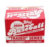 Topps MLB 1986 Topps Baseball Traded Series - Set of 132 Cards