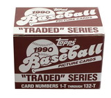 Topps TPS-90BASE132-C MLB 1990 Topps Baseball Traded Series Set of 132 Cards