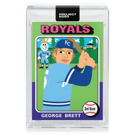 Topps TPS-ARTBB-0102-C Topps Project 2020 Card 102 - 1975 George Brett By Keith Shore