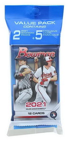 Topps TPS-FGC004173PK-C MLB 2021 Bowman Baseball Value Pack | 12 Cards Per Pack