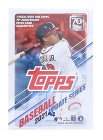 Topps TPS-FGC004428BX-C MLB 2021 Topps Baseball Updated Series Value Box | 7 Packs