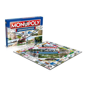 Top Trumps TPT-WM01135-EN2-6-C Monopoly Greenwich Edition Family Board Game, 2-6 Players