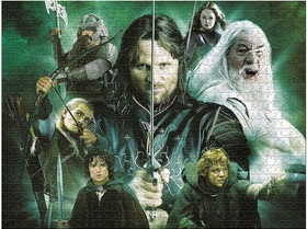 Top Trumps TPT-WM01342-ML1-6-C Lord of the Rings Heroes of Middle Earth 1000 Piece Jigsaw Puzzle