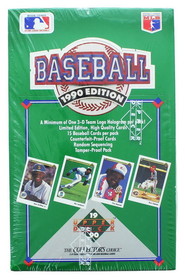 Upper Deck UDA-102025-C 1990 Upper Deck Baseball Trading Cards Low Series Factory Sealed Wax Box