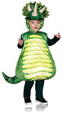 Underwraps Triceratops Green Printed Children's Costume