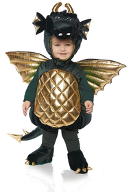Underwraps Green Dragon Toddler Costume