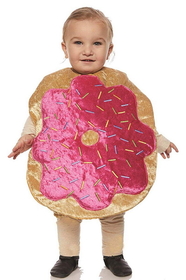 Underwraps Pink Donut Belly Plush Baby Costume