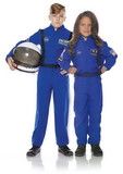 Underwraps Blue Astronaut Flight Suit Child Costume Large