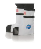 Underwraps NASA Astronaut Child Costume Boot Tops - One Size - White