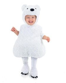 Underwraps Belly Babies Polar Bear Costume Child Toddler