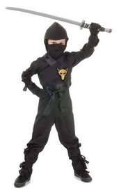 Underwraps Ninja, Black Child Costume