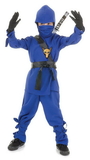 Underwraps Ninja, Blue Child Costume: Medium