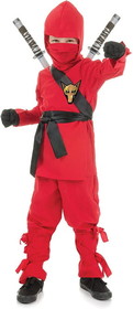 Underwraps Ninja, Red Child Costume