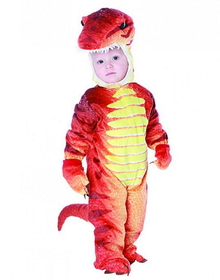 Underwraps T-Rex Dinosaur Child Costume Rust Color S 6-12 Months