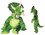 Underwraps Green Triceratops Plush Baby Costume M 18-24 Months