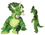 Underwraps Green Triceratops Plush Baby Costume