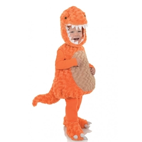Underwraps Belly Babies T-Rex Orange Dinosaur Toddler Costume