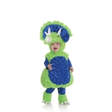 Underwraps Belly Babies Triceratops Dinosaur Child Toddler Costume L 2-4T