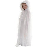 Underwraps UDW-26151-C Ghost Child Costume Cape, White