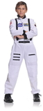 Underwraps White Astronaut Jumpsuit Uniform Costume Child