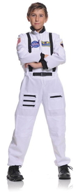 Underwraps White Astronaut Jumpsuit Uniform Costume Child