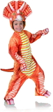 Underwraps Orange Triceratops Printed Child Costume Jumpsuit