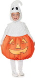 Underwraps Pumpkin Ghost Plush Belly Babies Toddler Costume