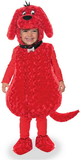 Underwraps Clifford The Big Red Dog Plush Belly Babies Toddler Costume